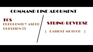 C program to Reverse a String using Command Line Argument