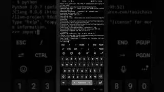 Установка python 3 в termux (android). Install python 3 on termux (android)