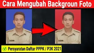 Cara Mengubah Background Foto Menjadi Merah Secara Online di HP atau Komputer Untuk Persyaratan PPPK