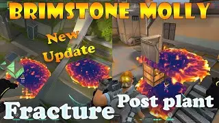 Top 15 New Fracture Brimstone Post Plant Lineups | Brimstone Lineups Fracture Valorant Tips & Tricks