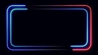 Animated Video Background - Saber Lighting Frame for Edits - Background video effects