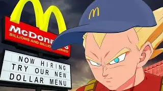 Vegeta is a McDonalds employee now