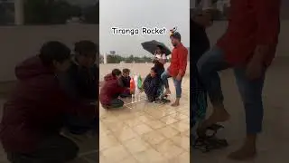 Water Rocket Launch by our team, India’s Independence Day celebrations 