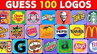 📢✅Guess Logos In 3 Seconds I Ultimate 100 Logo Quiz🤔🥇