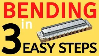 3 EASY Steps to Bending on Harmonica | Beginner Harmonica Lesson