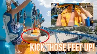 This is What Standing Airtime Looks Like | Pipeline The Surf Coaster SeaWorld Orlando