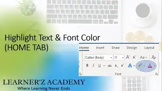 How to Highlight Text & change Font color in MS Word 2016/2019/365 in Hindi