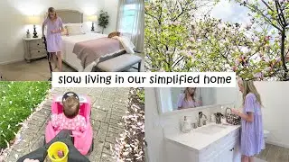 EMBRACING SLOW-LIVING IN OUR SIMPLIFIED HOME | HOMEMAKING VLOG | ERICA LEE