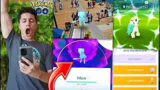 I FINALLY CAUGHT * SHINY MEW * IN POKÉMON GO + NEW Shiny Galarian Ponyta!