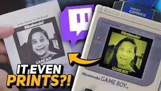 I Built A Twitch Widget That Takes GAME BOY Camera Photos!