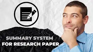 How To Make Summary System For Research Paper