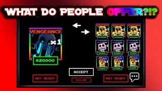 WHAT DO PEOPLE OFFER FOR SHINY VENGEANCE GLITCHED PUPPETEER?! (Five Nights TD)