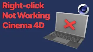 Right Click in Cinema 4D lite Not Working