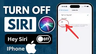 How to Turn Off Siri on iPhone