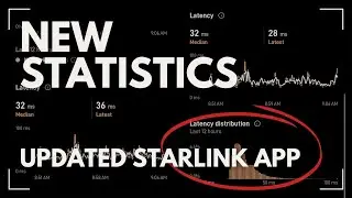 New statistics page in the Starlink app