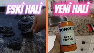 Mutfak Tezgahı Boyasını Nasıl Sökerim? | Boncuk Boya Sökücü ile Adım Adım