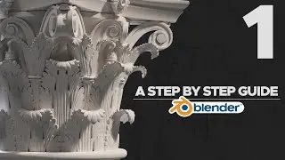 Let's model a column in Blender - a step-by-step tutorial on non destructive workflows (pt.1)