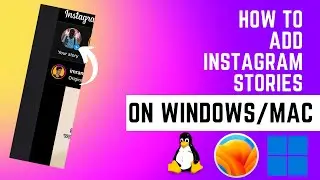 How to create Instagram STORIES on your COMPUTER!