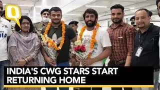 Wrestlers, Boxers, Athletes and Judokas Return After a Successful CWG | The Quint