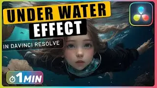 How to Make Video Look Like It Is UNDER WATER in Davinci Resolve