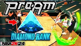 Diamond Ranked Pro-Am on NBA 2K24 is too easy...