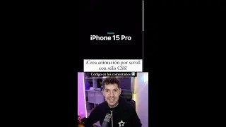 ¡Esto de CSS es impresionante! Crea animaciones a través del scroll con muy pocas líneas de código.