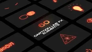 60+ Cartoon  FX Pack For Premiere Pro | MOGRT Premiere Pro | Easy to Use