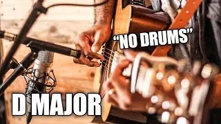 Acoustic Guitar Backing Track In D Major | Your Heart (No Drums)