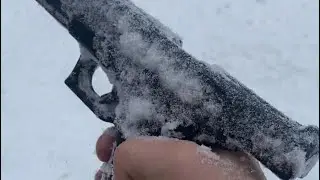 Vickers Glock 17 snow test