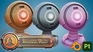 Blender and Substance Painter Overwatch Style Metal Shader