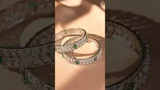 AD Bangles are in trends, suitable from party wear to office wear! Shop now on www.rubans.in