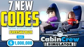 *NEW* ALL WORKING CODES FOR CABIN CREW SIMULATOR IN 2024! ROBLOX CABIN CREW SIMULATOR CODES