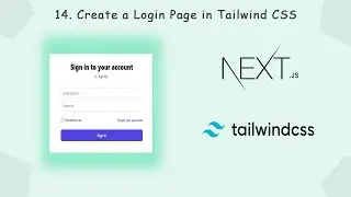 Tailwind CSS With Next.js #14: Creata a Login Page in Tailwind CSS