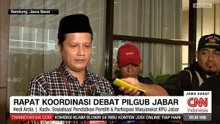 KPU Jabar Gelar Rapat Koordinasi Persipan Debat Terbuka Paslon Gubernur & Wakil Gubernur Jawa Barat