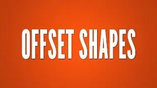 Illustrator CS6 CC Tutorial - Offset Shapes