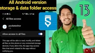 All virgin Android storage and data folder access permission project in sketchware pro