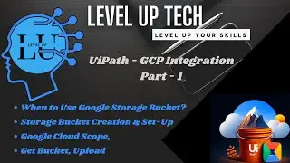 Integrating Google Storage Bucket with UiPath -1 #uipathrpa #gcp #google #googlecloud #rpa #tutorial