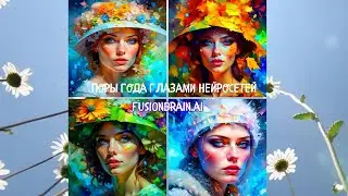 Поры года в образе красивых девушек 