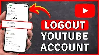 How to LOGOUT Of YouTube Account On Mobile - YouTube Tutorial