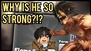 The NEW UR+ Eren Jaeger is BROKEN DAMAGE in Anime World Tower Defense