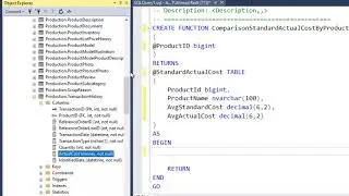 35-SQL Server Developer Course -Table Value Function Multi Statement