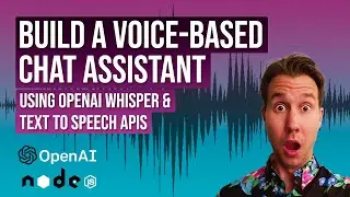 Build a voice assistant with OpenAI Whisper and TTS (text to speech) in 5 minutes