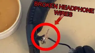 HOW TO FIX BROKEN HEADPHONES, HEADPHONES ONLY WORKING IN ONE EAR DIY HEADPHONE FIX ⚡🎧