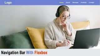 Navigation Bar Using HTML & CSS For Beginners | Flexbox Navbar | Navbar HTML CSS