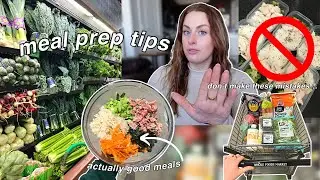 MEAL PREP tips & tricks YOU NEED TO KNOW (beginner friendly + how to stop making boring food)