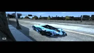 Gta iv Lamborghini egoista crash testing hd