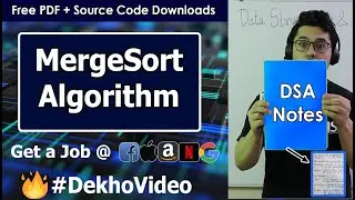 MergeSort Sorting Algorithm in Hindi