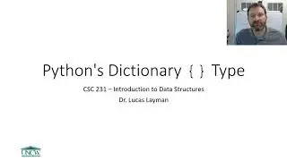 The Python Dictionary