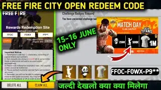 free fire city open redeem code free fire | ffoc delhi finals reward free fire city open | ff events