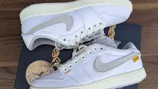 Union Jordan 1 Retro AJKO Low SP White Canvas Unboxing DO8912-101